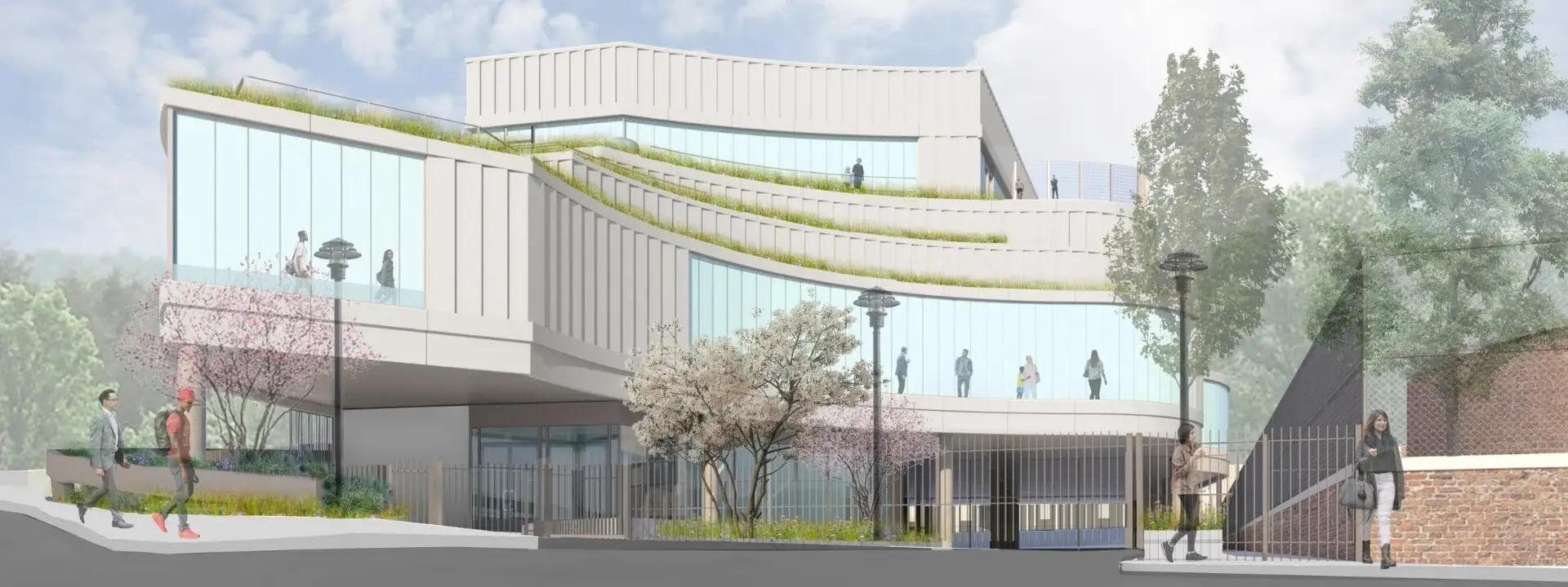 Street view rendering of Mary Cali Dalton Recreation Center